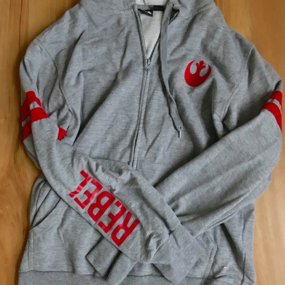 NWOT Star Wars Zip-Up Hoodie